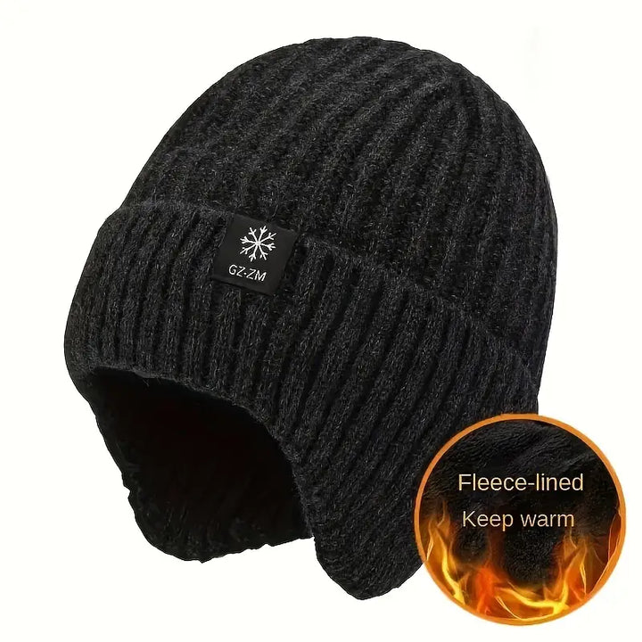 Eli - Thermal Knitted Hat with Ear Warmers