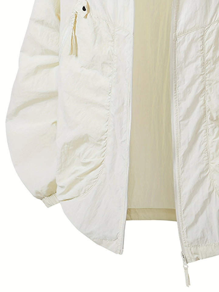 Carter - Outdoor Waterproof Windbreaker Jacket with Adjustable Hood