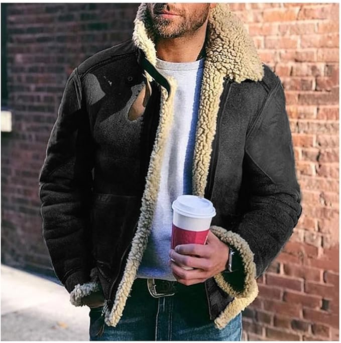 Jackson - Comfortable Proud American Suede Leather Jacket