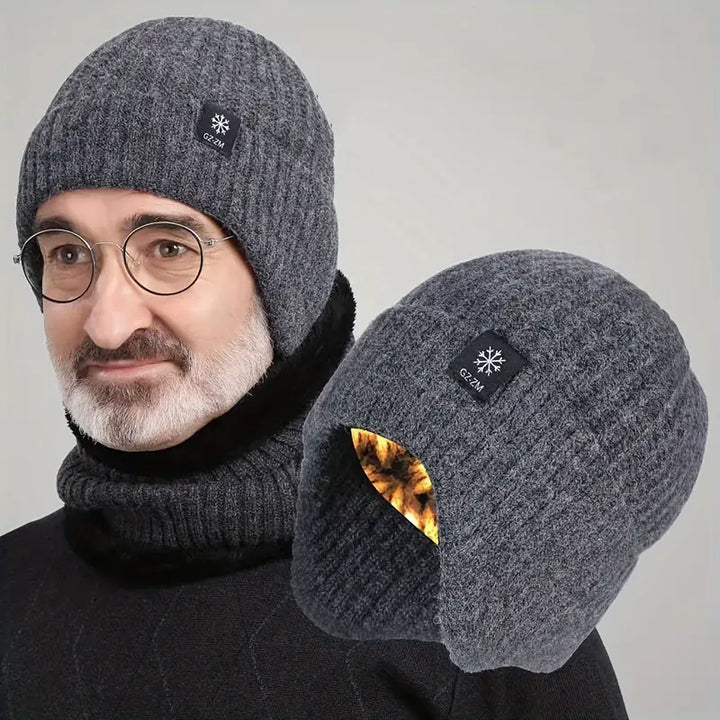 Eli - Thermal Knitted Hat with Ear Warmers
