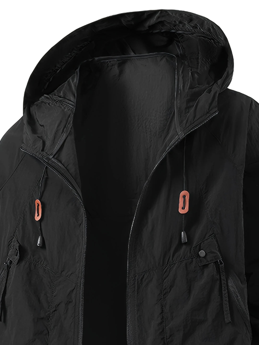 Carter - Outdoor Waterproof Windbreaker Jacket with Adjustable Hood