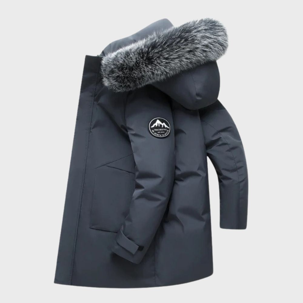 Carter - Premium Winter Coat with Fur Collar