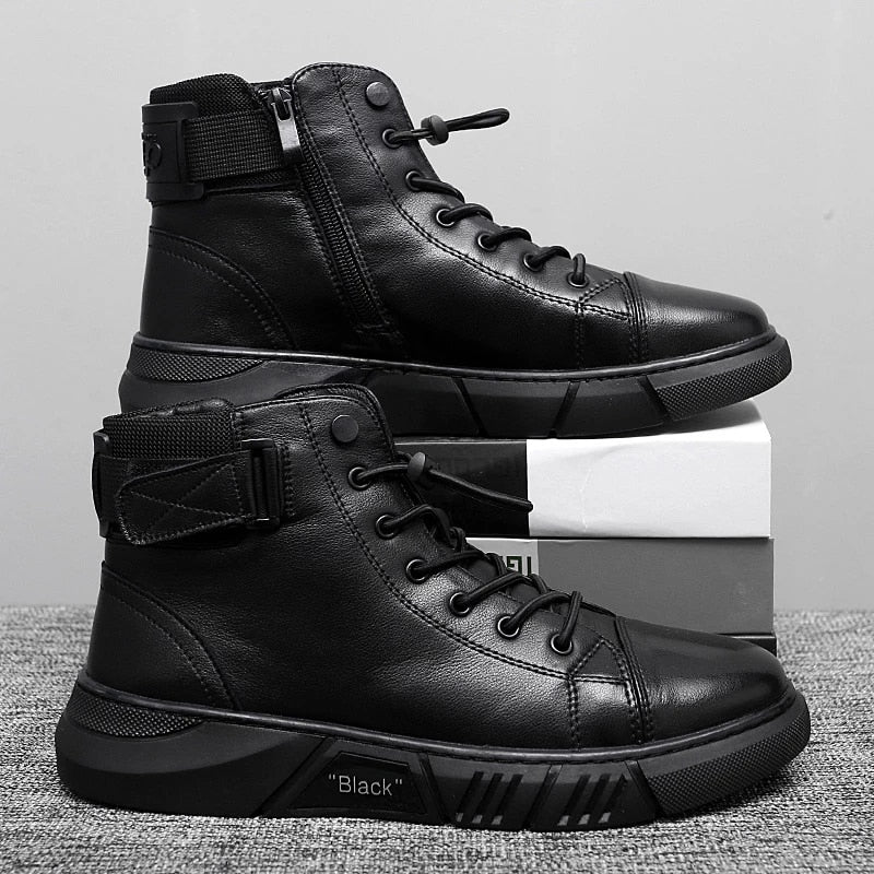 Jackson - Stylish Orthopedic Leather Sneakers