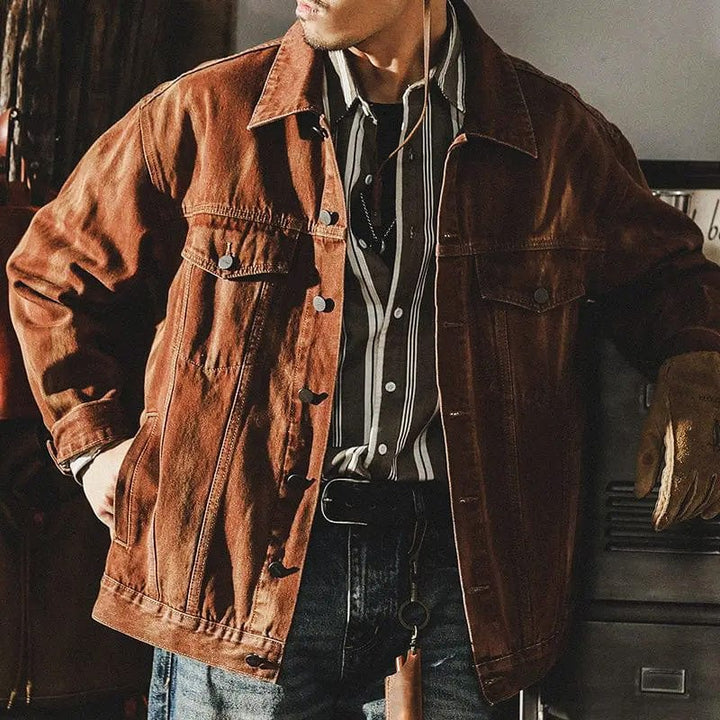 Isaac – Stylish Vintage Denim Jacket