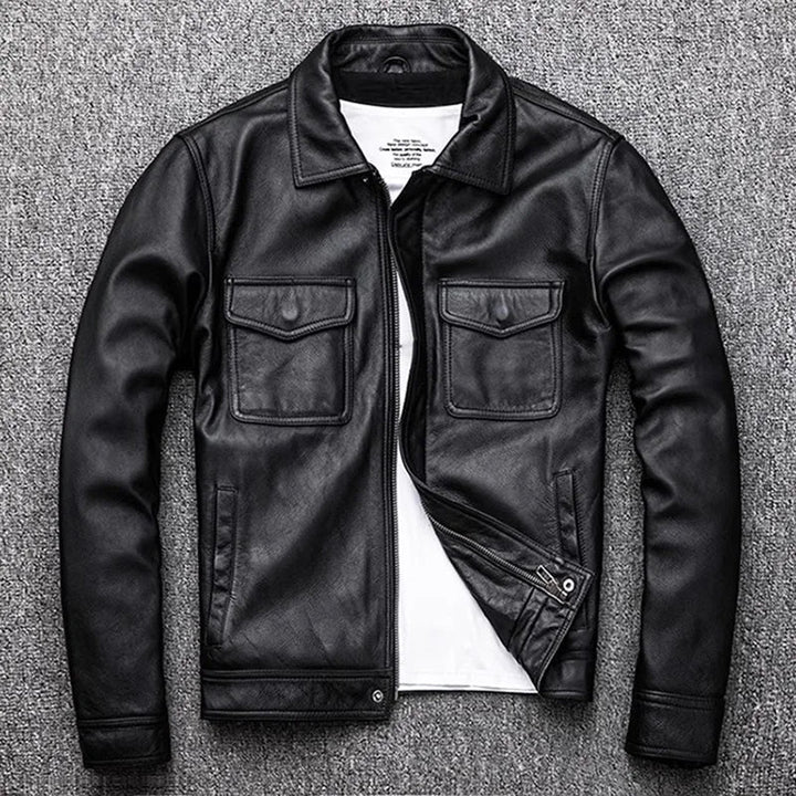Hunter - Comfortable Proud American Leather Jacket