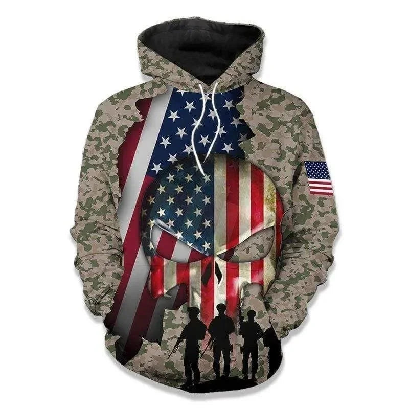 Adam - Comfortable Proud American Hoodie
