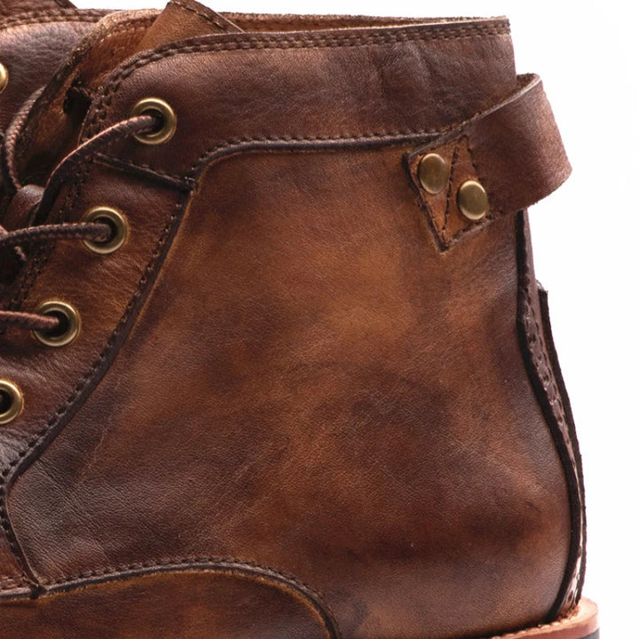 William - Comfortable Retro Winter Leather Boots