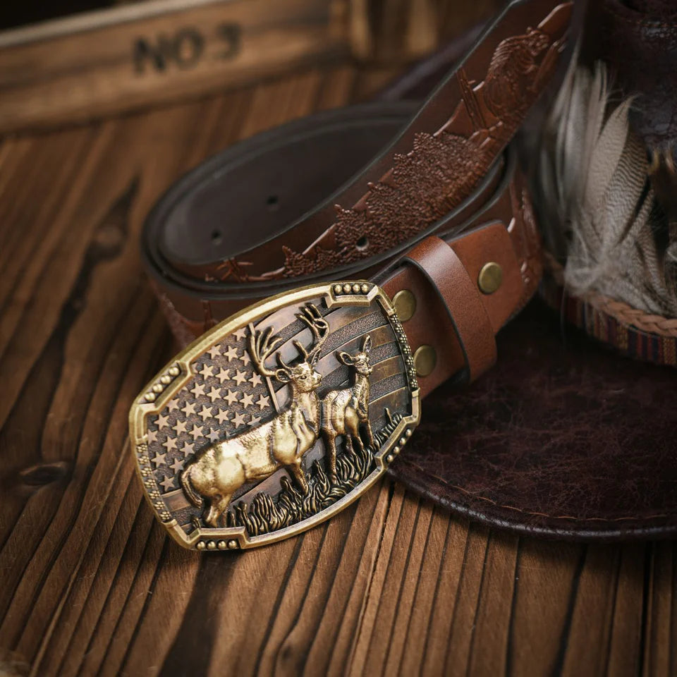 James - American Pride Leather Belt