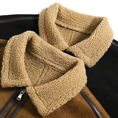 Benjamin - Comfortable Proud American Suede Leather Jacket