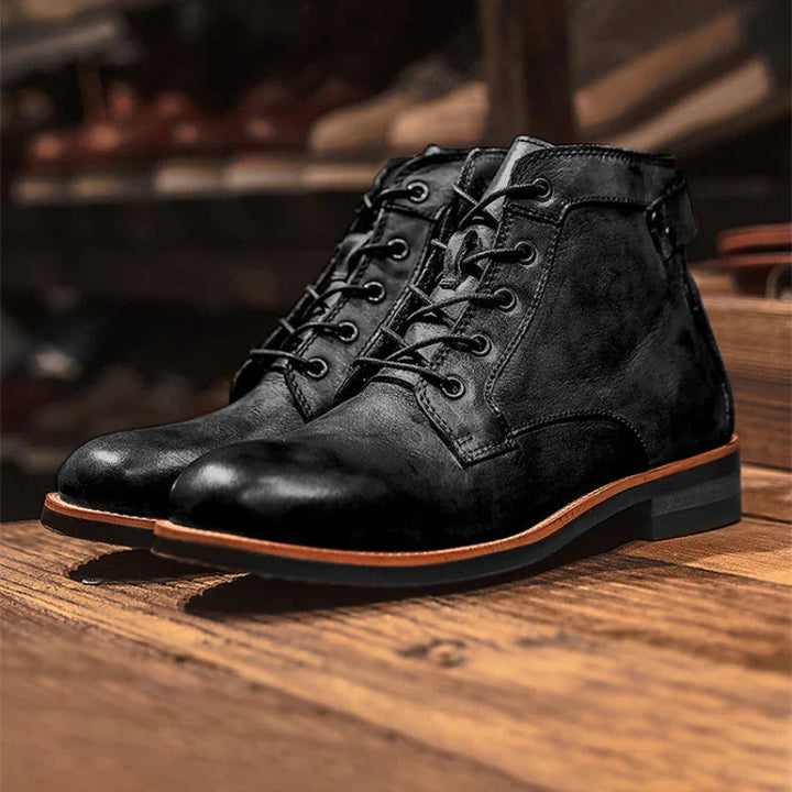 William - Comfortable Retro Winter Leather Boots