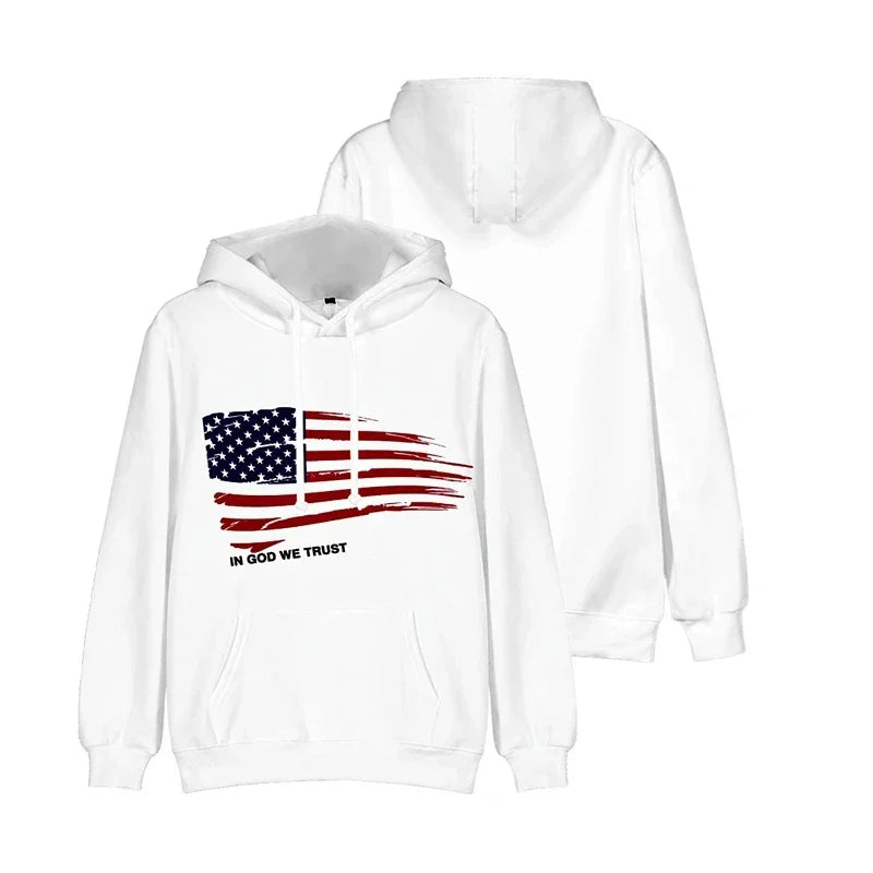 John - Comfortable American Pride Hoodie