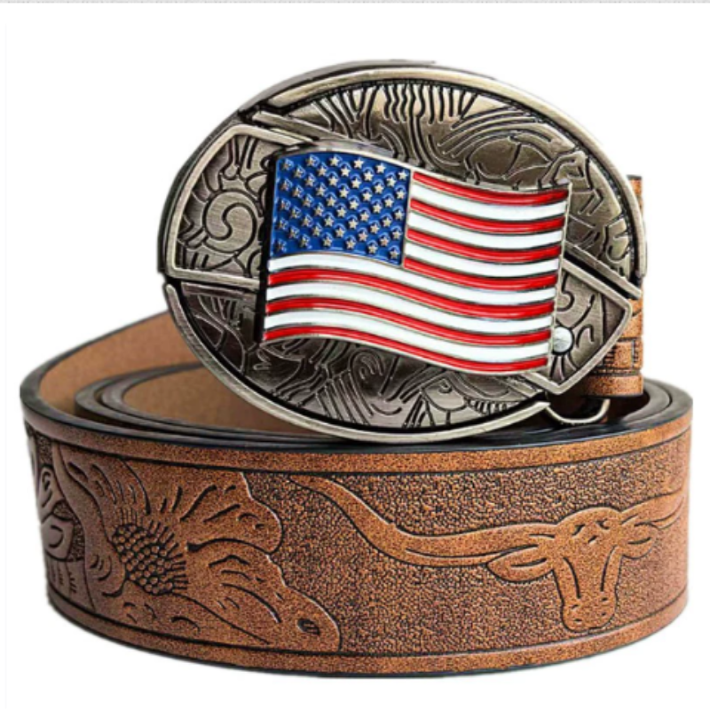 Liam - American Pride Leather Belt