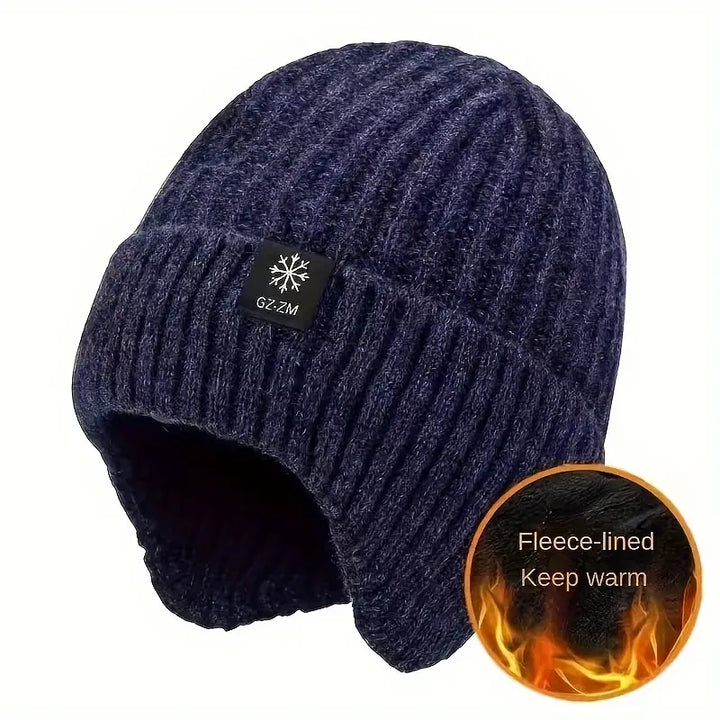 Eli - Thermal Knitted Hat with Ear Warmers