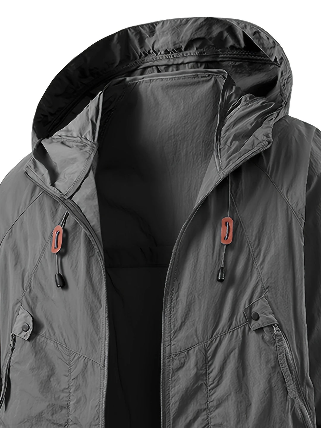 Carter - Outdoor Waterproof Windbreaker Jacket with Adjustable Hood