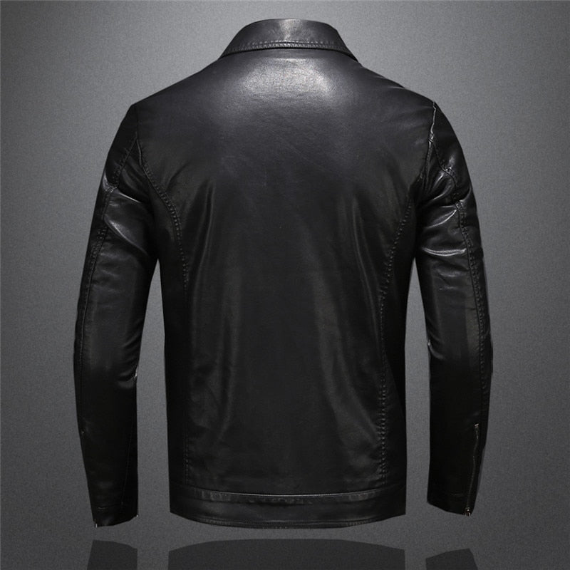 Caleb - Comfortable Proud American Leather Jacket