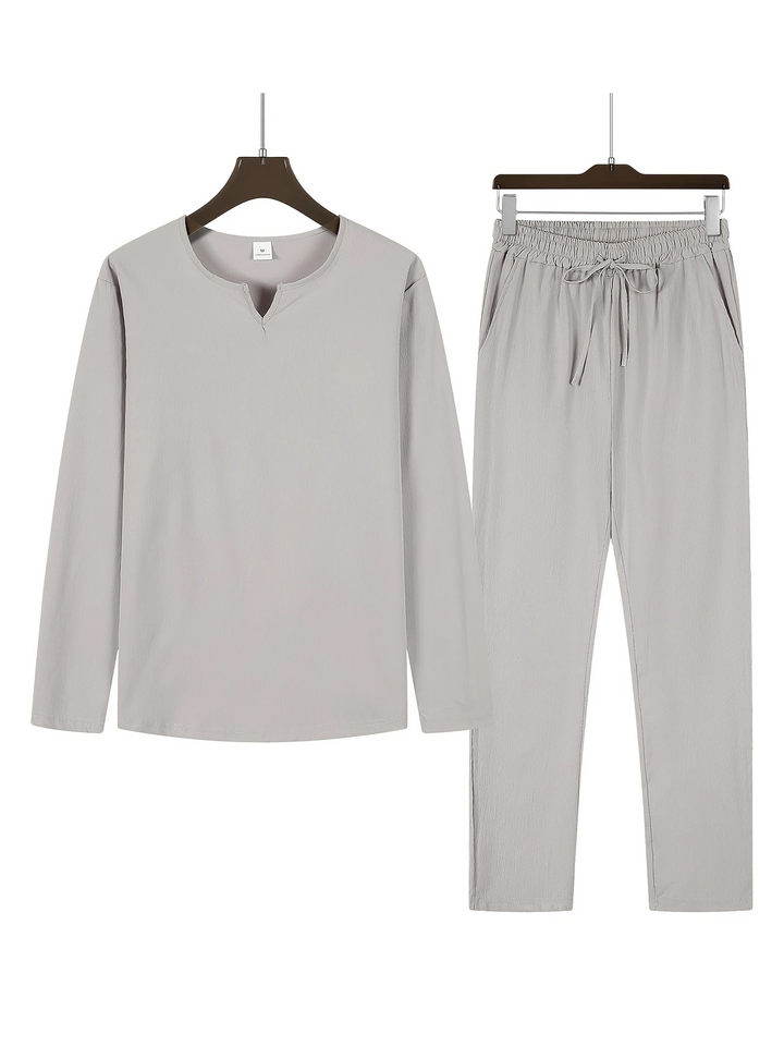 Samuel - Casual Solid Color Lounge Set