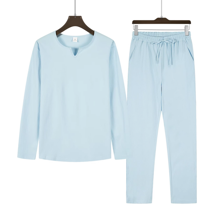 Samuel - Casual Solid Color Lounge Set