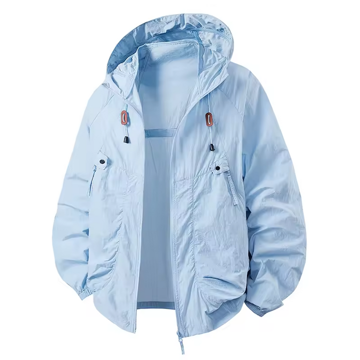 Carter - Outdoor Waterproof Windbreaker Jacket with Adjustable Hood
