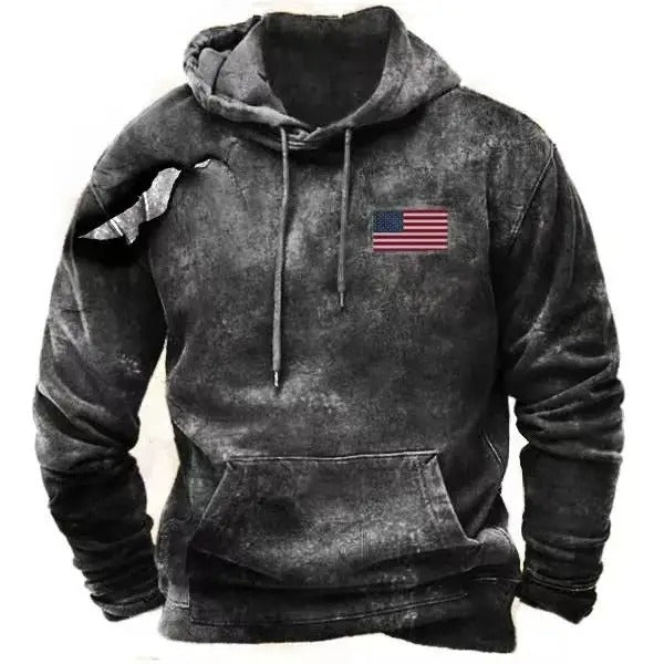 Clay - Comfortable Proud American Hoodie