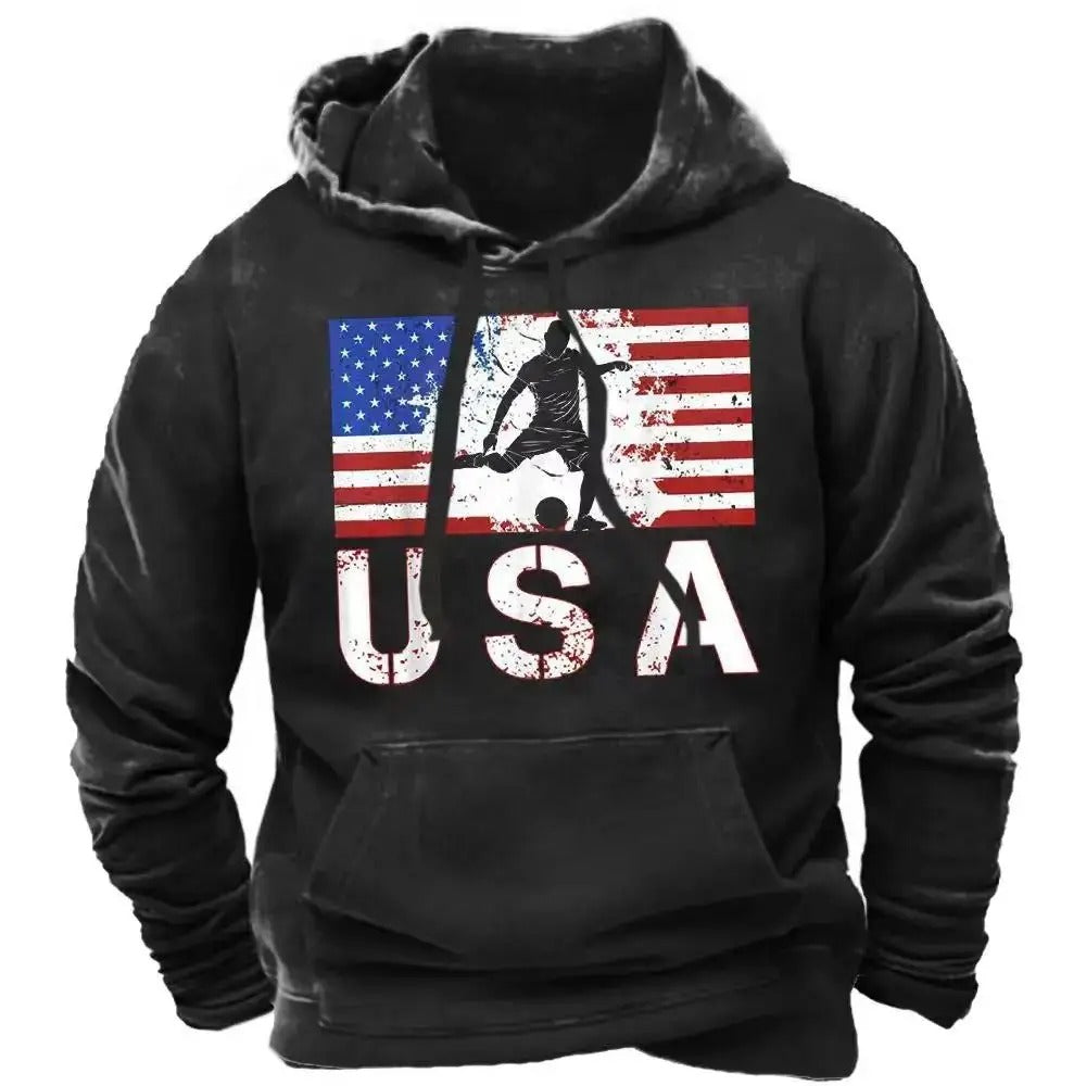 Noah - Comfortable Proud American Hoodie