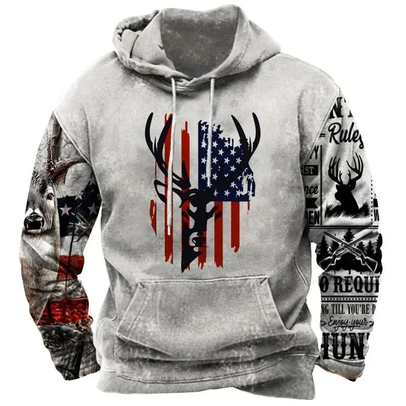Luke - Comfortable Proud American Hoodie