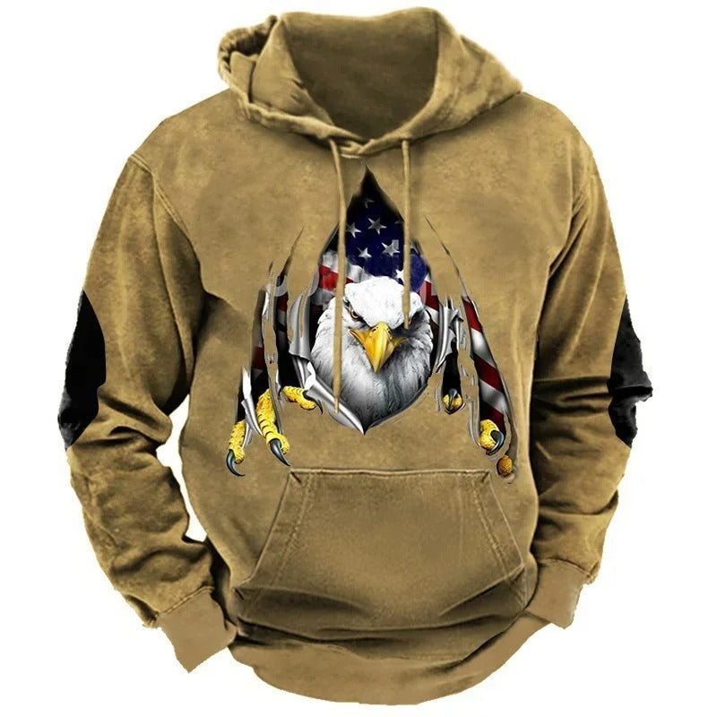 Benjamin - Comfortable Proud American Hoodie