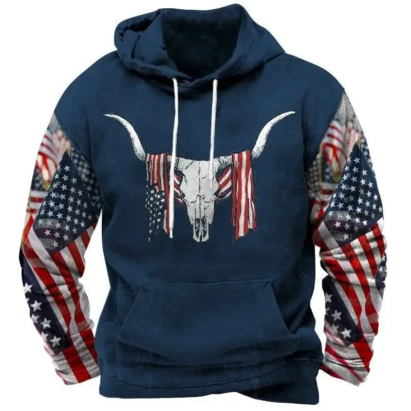 James - Comfortable Proud American Hoodie