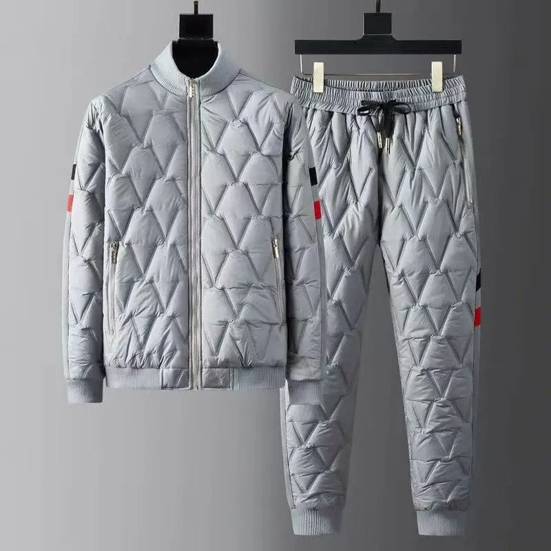 Carter - Stylish Quilted Down Jacket And Pants Set