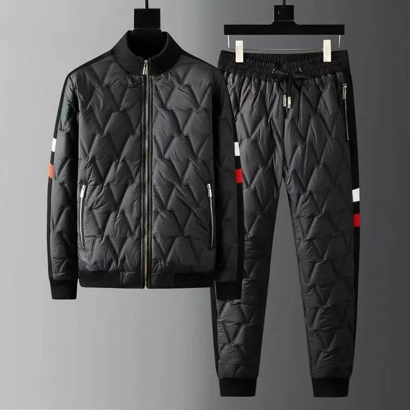 Carter - Stylish Quilted Down Jacket And Pants Set