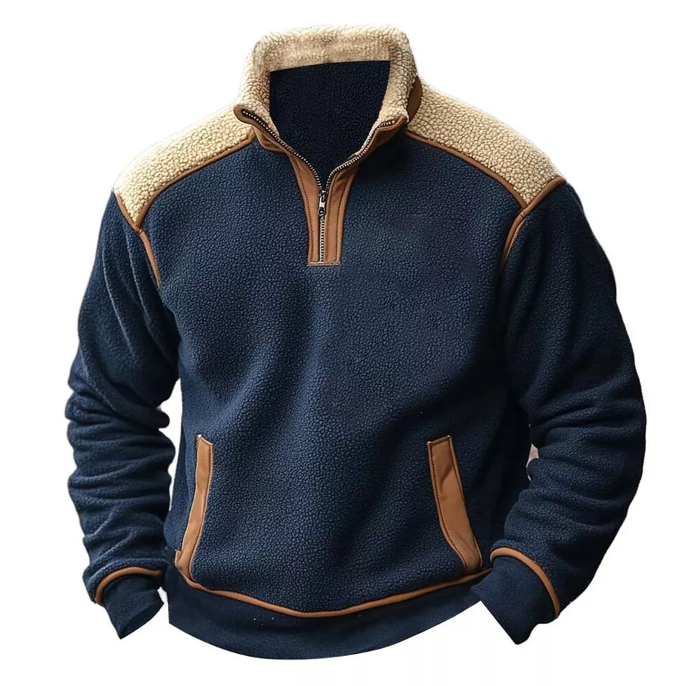 Ethan - Retro Quartz Zipper Pullover