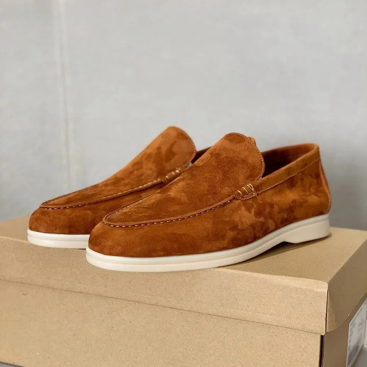 Ralf - Comfortable Suede Leather Loafers