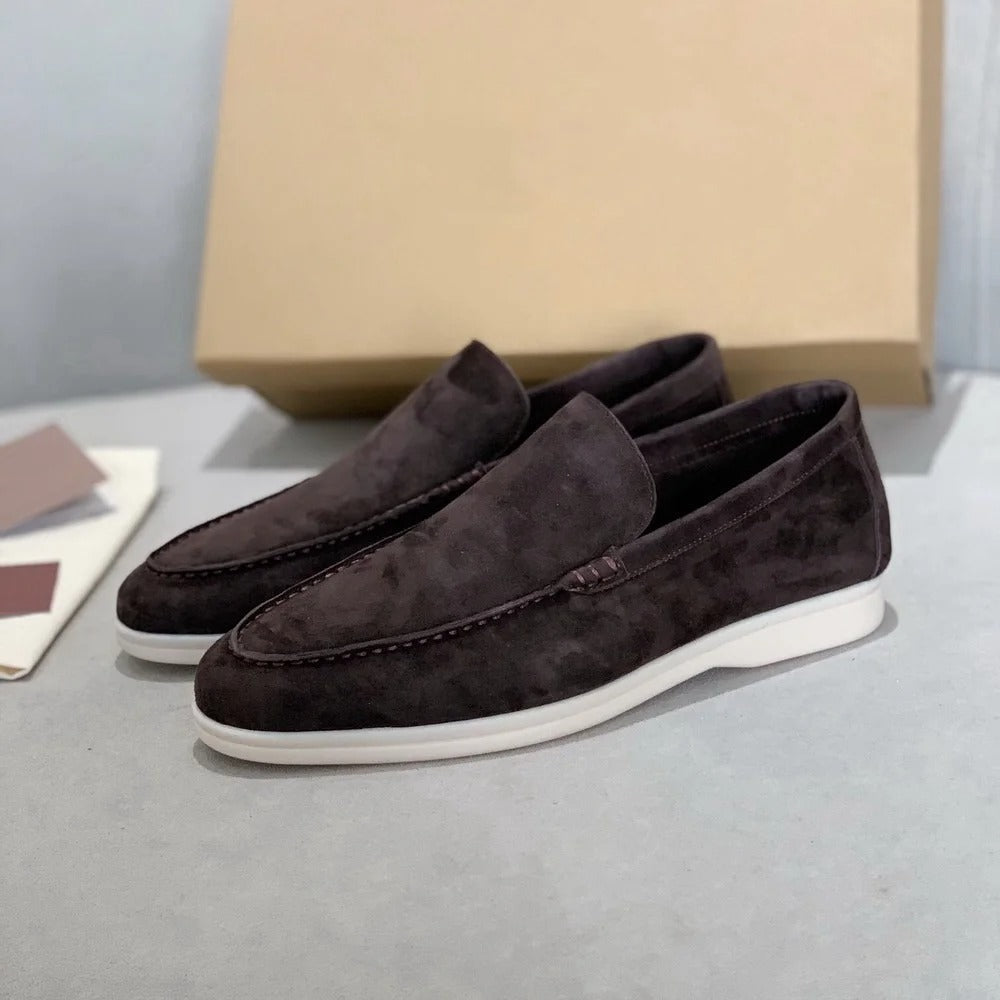 Ralf - Comfortable Suede Leather Loafers