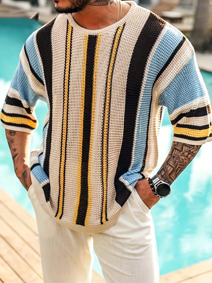 Parker - Casual Striped Knit Pullover