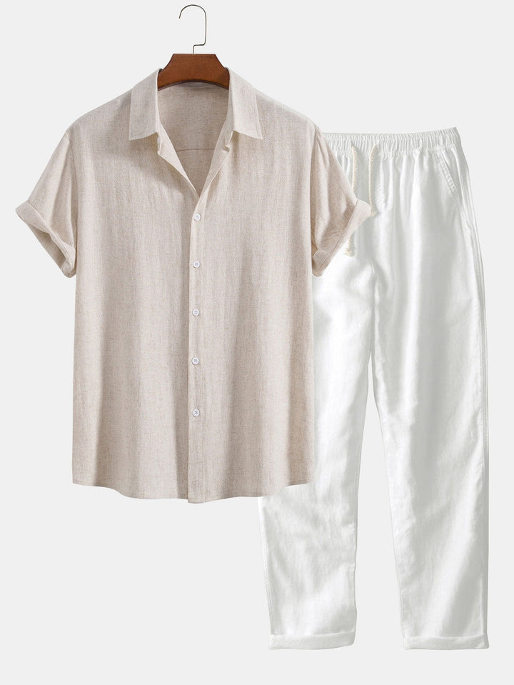 Ethan - 2 Piece Chic Casual Linen Set