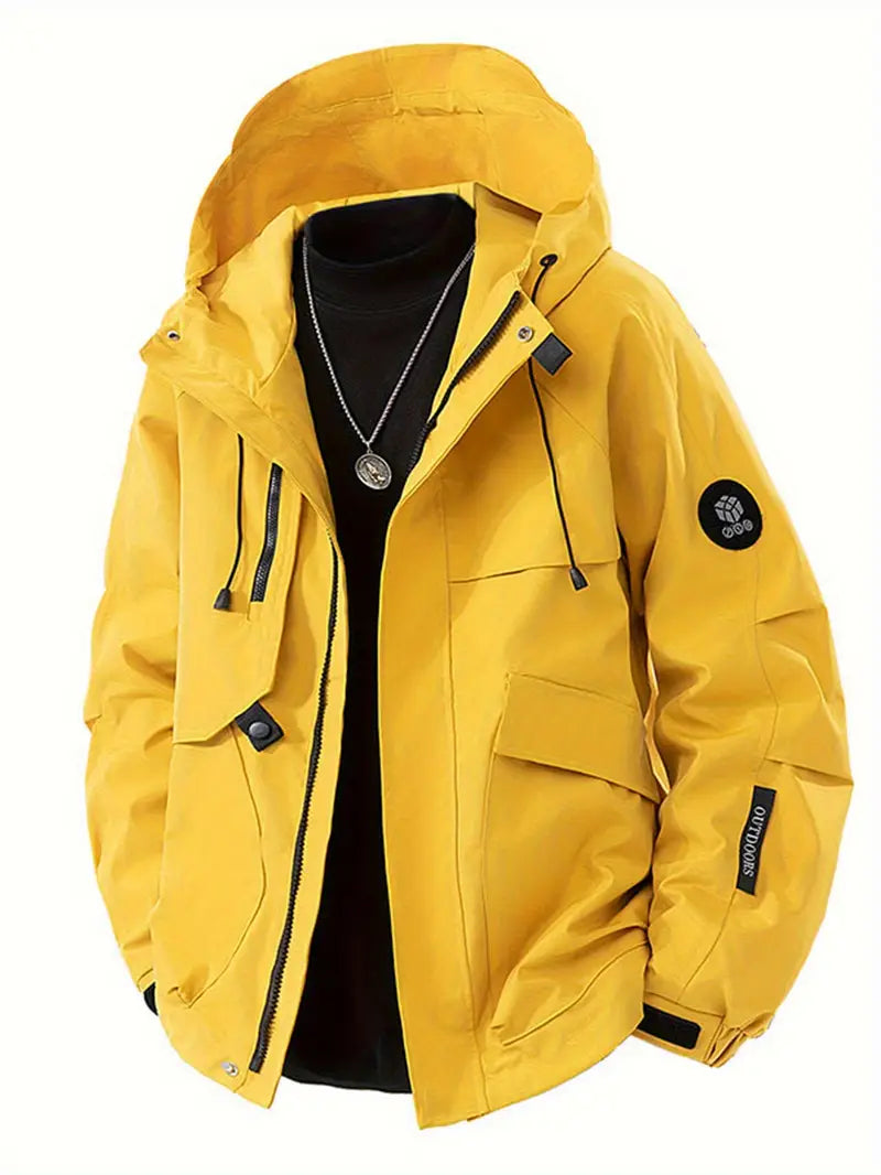 Nathan - Stylish Waterproof Windproof Hooded Jacket
