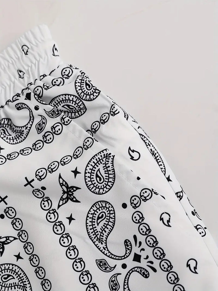 Lucas - Stylish Paisley Print Set