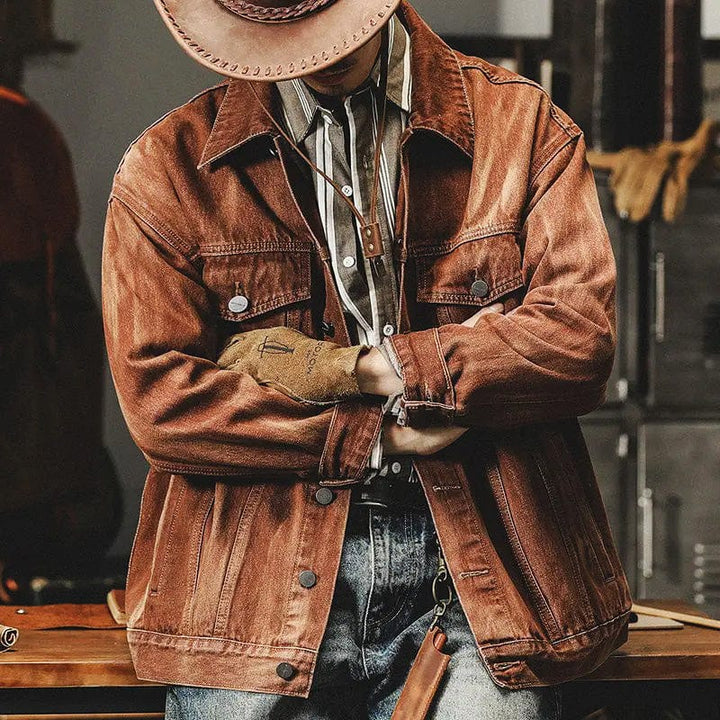 Isaac – Stylish Vintage Denim Jacket