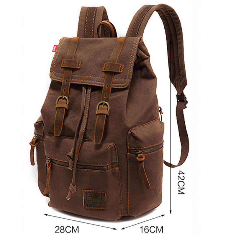 Jackson - Vintage Multi-Pocket Flap Backpack