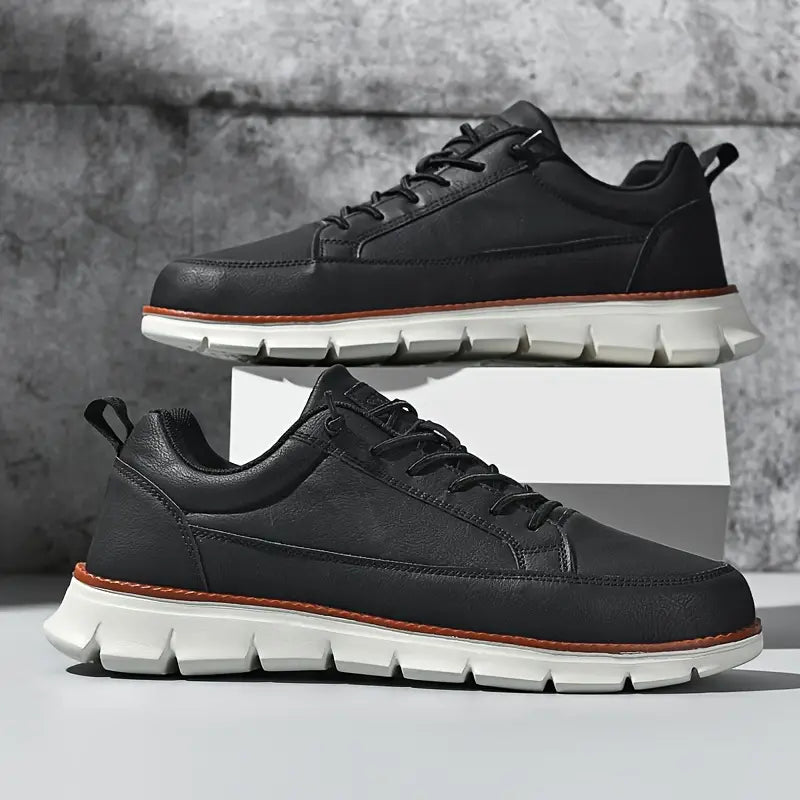 Wyatt - Comfortable Leather Sneakers