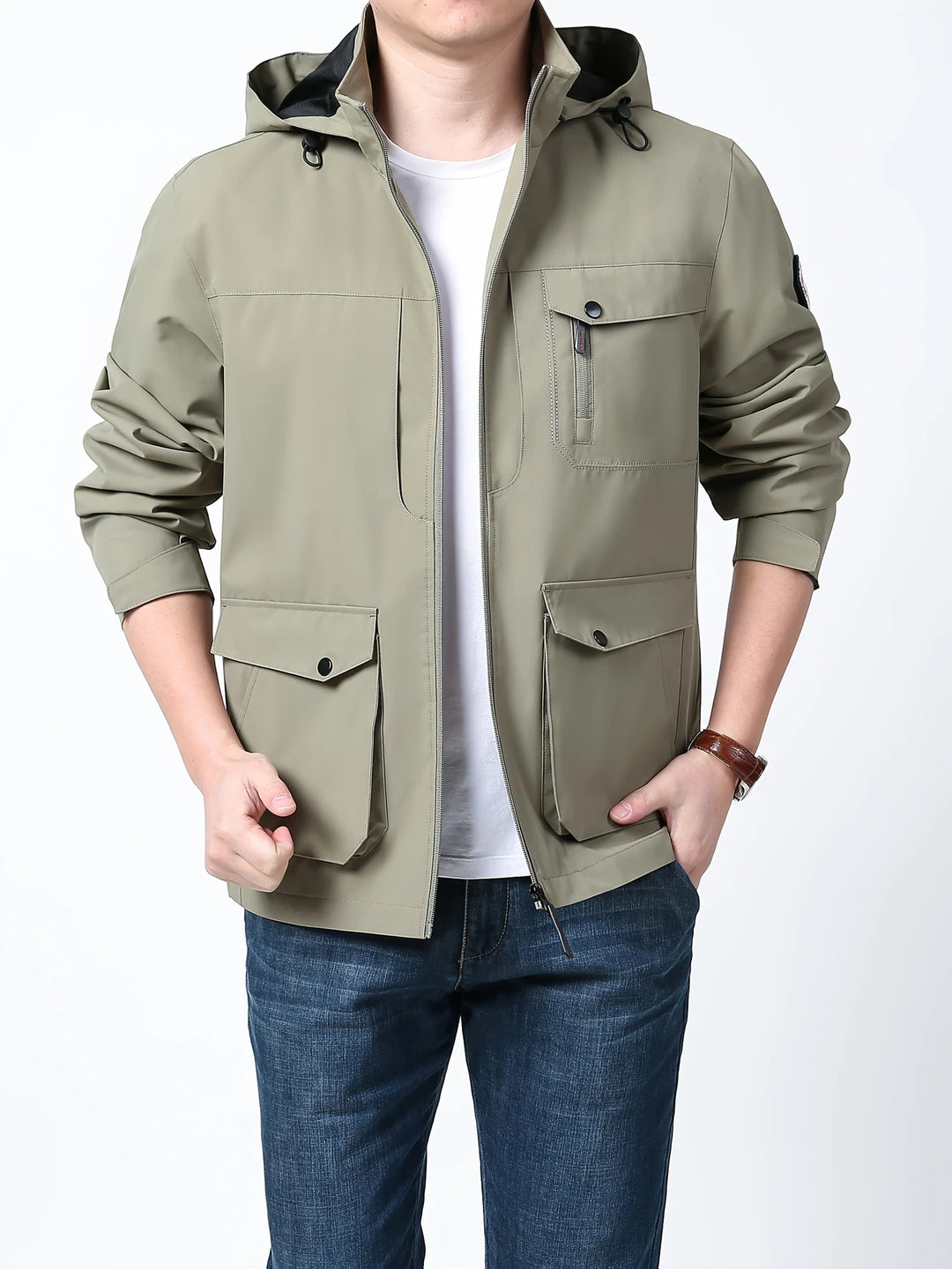 Henry - Comfortable Waterproof Jacket with Detachable Hood