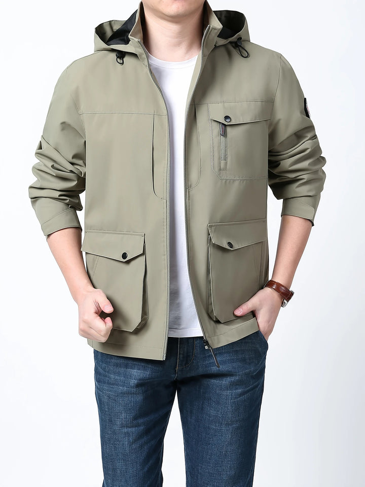 Henry - Comfortable Waterproof Jacket with Detachable Hood