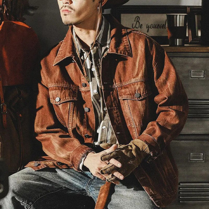 Isaac – Stylish Vintage Denim Jacket