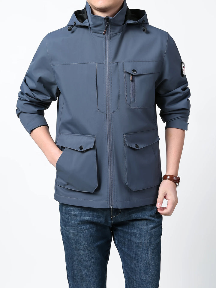 Henry - Comfortable Waterproof Jacket with Detachable Hood