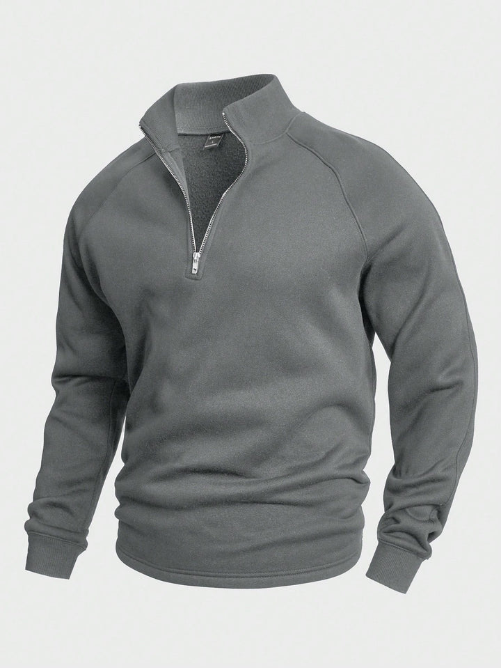 William - Casual Half-Zip Sweater