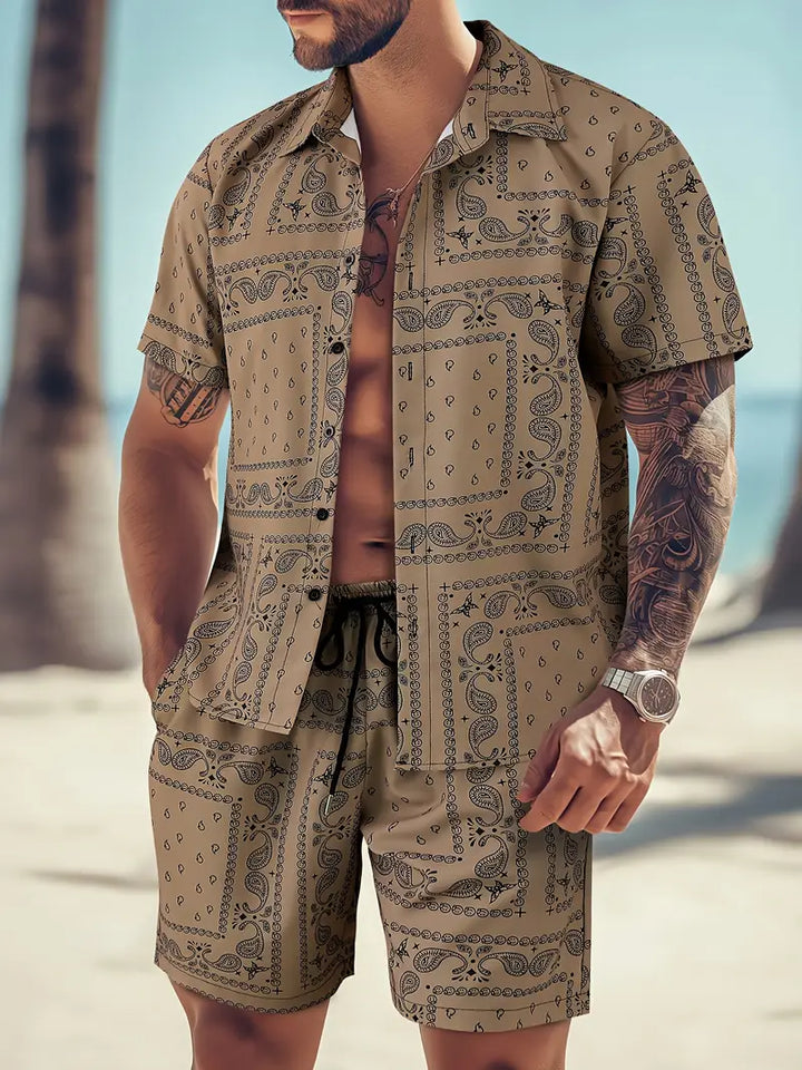 Lucas - Stylish Paisley Print Set