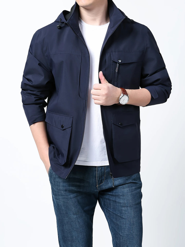 Henry - Comfortable Waterproof Jacket with Detachable Hood