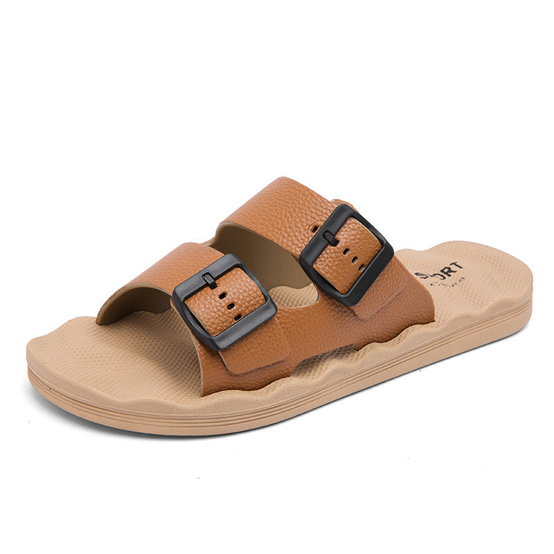 Mason - Comfortable Leather Sandals With Orthopedic Soles