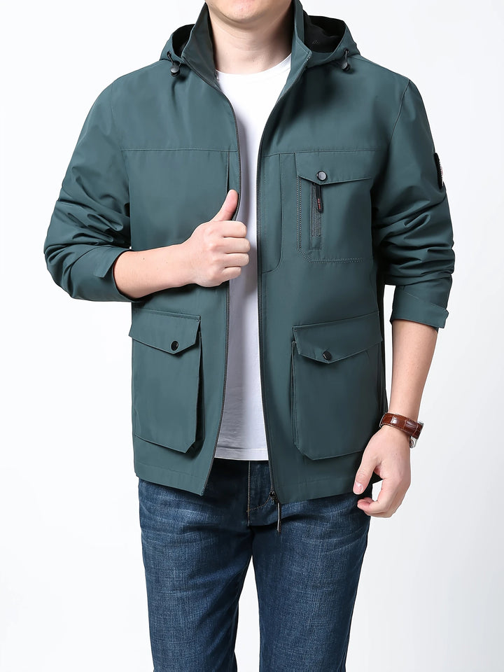 Henry - Comfortable Waterproof Jacket with Detachable Hood