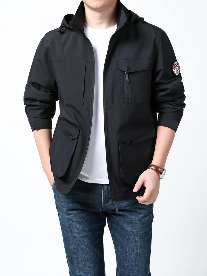 Henry - Comfortable Waterproof Jacket with Detachable Hood