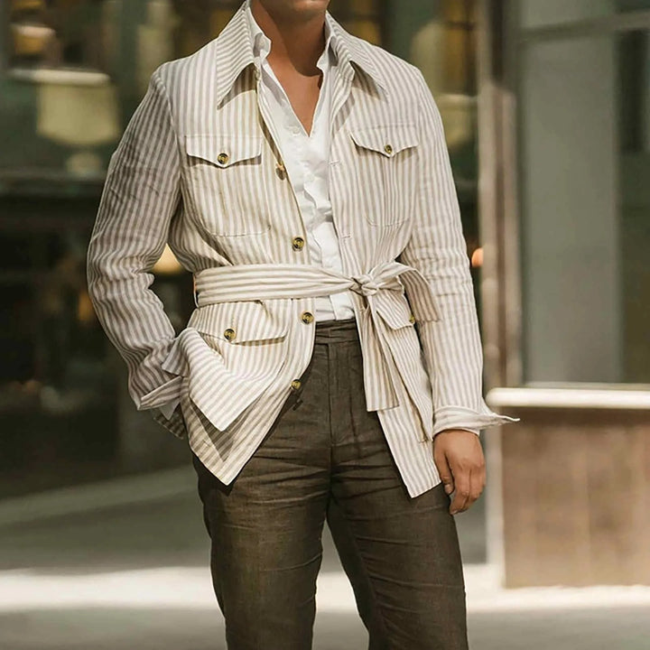 Wyatt - Premium Belted Shirt